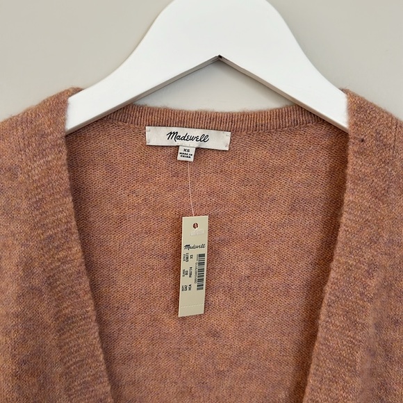 Madewell Kent Alpaca Coziest Yarn Cardigan Sweater - Picture 6 of 10